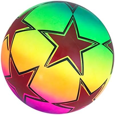 NUOBESTY Aufblasbare FuÃŸball Spielzeug Kinder Ball Ball für Kinder PVC Ball Spielzeug Lustige Aufblasbare FuÃŸball Ball