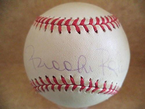 Brooks Robinson Baltimore Orioles İmzalı İmza Soluk A. l. coa İmzalı Beyzbol Topları İle Beyzbol