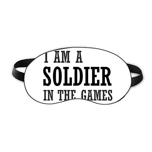 Ben Oyunlarda Bir Askerim Uyku Göz Kalkanı Yumuşak Gece Körü Körüne Gölge Kapağı