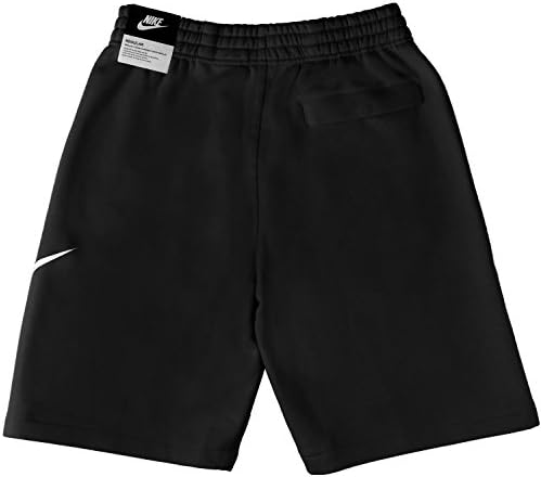 Nike 633523-010 Erkekler Kulübü Kısa-EXP Swoosh Siyah / Beyaz