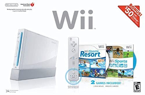 Wii Sports & Wii Sports Resort ile Nintendo Wii Paketi-Beyaz (Yenilendi)