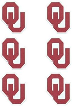 WinCraft NCAA Oklahoma Sooners Yüz Dövmeleri, Takım Renkleri, Tek Beden
