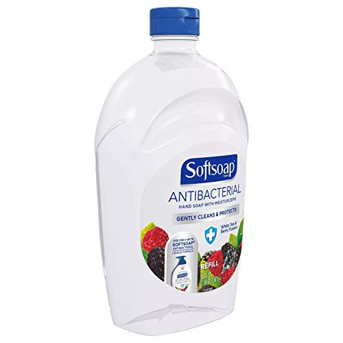 Softsoap Antibakteriyel Sıvı El Sabunu Dolum, Beyaz Çay ve Berry Füzyon Kokusu / Formülü Nemlendiriciler İçerir-Her Şişe