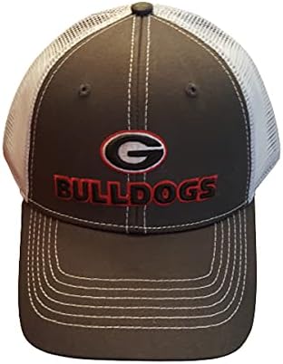 Fan Favori Georgia Bulldogs Şapka Ayarlanabilir Örgü Snapback Kömür, Bir Boyut