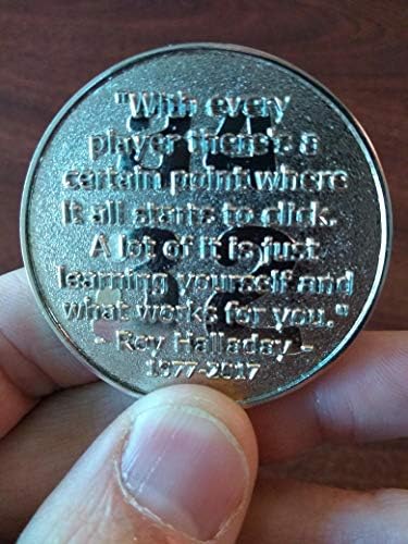 Her şey Oyun Roy Doc Halladay Anma Mücadelesi Coin (Gümüş)