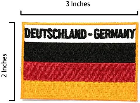 BİR-BİR-Almanya Bavyera Şehir Rozeti Yamalar İşlemeli Yama + Deutschland Ulusal Bayrak Dikmek Yama, amblem Rozeti Çanta No.