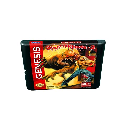 Adıtı Splatterhouse Genesis MegaDrive Konsolu İçin 3-16 bitlik MD Oyunları Kartuş