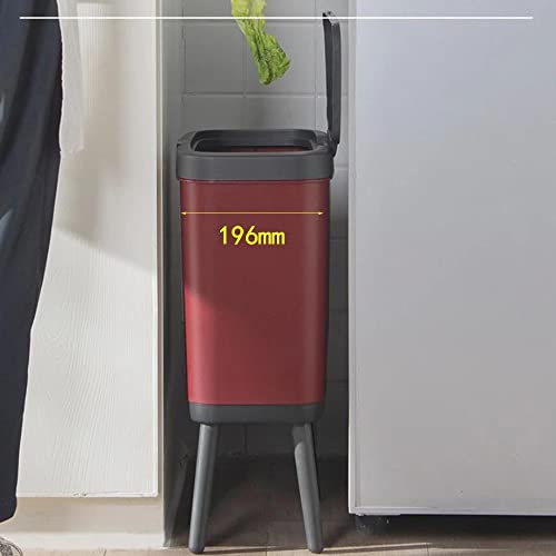 UXZDX Kapaklı Tip Yüksek Ayaklı Mutfak çöp tenekesi Uzun çöp tenekesi çöp Kutusu Atık Depolama Kovası Banyo Tuvalet Odası