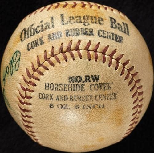 Joe Tinker Onur Listesi Çok İmzalı Beyzbol Chicago Cubs Aralık. 1948 JSA ORTAK İmzalı Beyzbol Topları