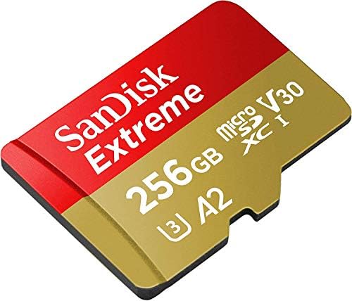 SanDisk Extreme V30 A2 (2'li Paket) DJI Mavic Mini 2, Mavic Mini, Mavic Air 2 Drone için 256GB microSD Kart-C10 U3 A2 (SDSQXA1-256G-GN6MN)