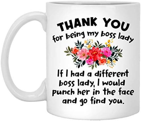 Patronum Olduğun İçin teşekkür Ederim Bayan Kahve Kupa Patron Bayan İçin En iyi Hediyeler Patron Bayan İçin Fincan Anne Anne