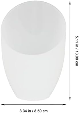 LIOOBO küre ışık değiştirme 2 adet eğimli kafa lambası gölge plastik abajur masa lambası asılı lamba duvar lambası avize