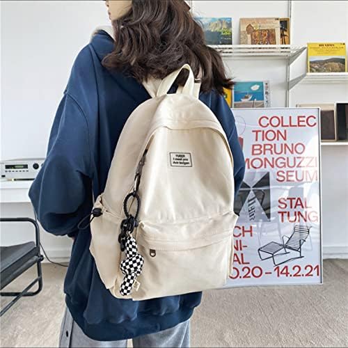 Kawaii Kız Sevimli Sırt Çantası Geniş Kapasiteli Estetik Genç Laptop Sırt Çantası Geri okul çantası Rahat Kadın Sırt Çantası