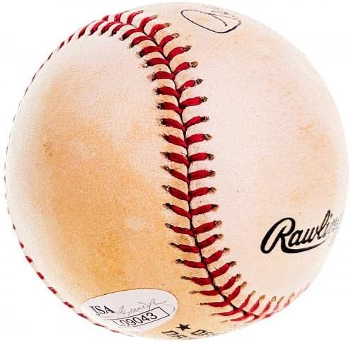 Pee Wee Reese İmzalı Resmi NL Beyzbol Brooklyn Dodgers HOF 84 JSA L09043-İmzalı Beyzbol Topları