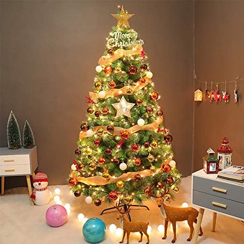 YUMUO Premium Menteşeli Noel Ağacı, Şifreli Çam İğnesi Yapay Noel Çam Ağacı Katlanabilir Standlı, Kolay Montaj-Yeşil 300cm