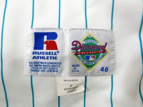 1993-02 Florida Marlins 37 Oyun Verilmiş Beyaz Forma Yelek Numaraları Soyulmuş 46 5-Oyun Kullanılmış MLB Formaları