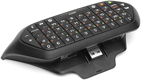 Xbox One X, Xbox One S, Xbox One, Windows 10 ABD için Simply Silver - Keyboard - Chatpad Klavye 3,5 mm Jak