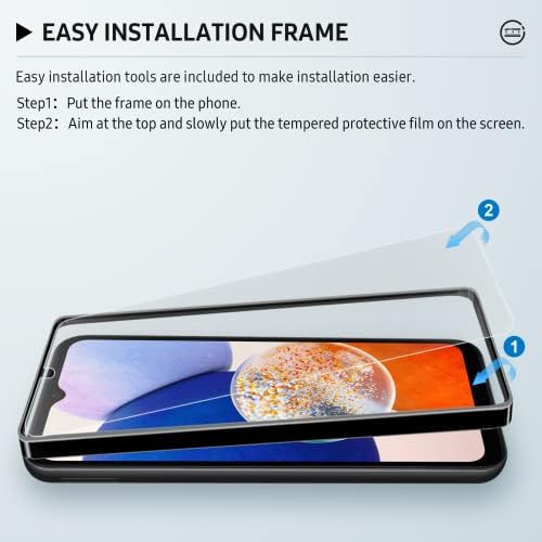 Ambıson 2 Paketi Mat Ekran Koruyucu için Tasarlanmış Samsung Galaxy A14 5G ,Kurulumu kolay, Kabarcık-ücretsiz, Anti-Parlama