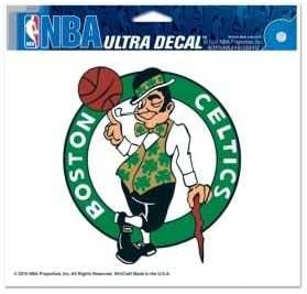 NBA Boston Celtics 22056010 Çok Amaçlı Renkli Çıkartma, 5 x 6