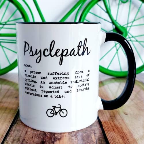 Psyclepath-Komik Bisiklet Tanımı, Bisiklet Hediye, Bisikletçi için Hediye, Bisiklet Sevgilisi Hediyeler (11 oz Kupa)