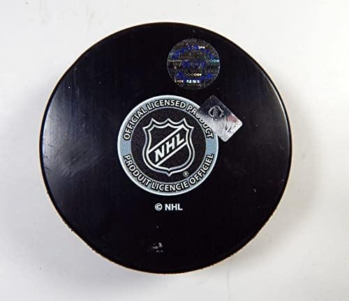 Michael Del Zotto 21 İmzalı Philadelphia Flyers NHL Hokey Diski Otomatik 203-İmzalı NHL Diskleri