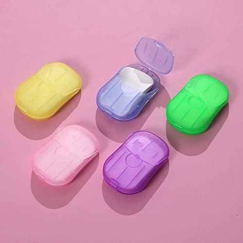 LitCare Seyahat Tek Kullanımlık sabun Tablet Kutulu sabun Kağıt Taşınabilir El Yıkama Tablet Küçük sabun Tablet Mini sabun