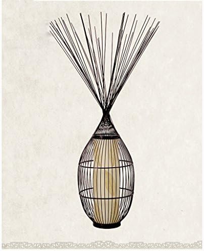 COTCLO-Güneydoğu Asya Bambu Zemin Lambası, japon Tarzı Standart Lamba Oturma Odası Yemek Odası için, siyah Zemin Lambası