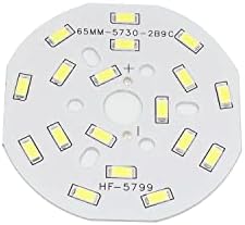 Othmro 5 adet 65mm Dia LED çip ampul süper parlak yüksek güç, 27-30 V 6500 K 5730 alüminyum LED ampul yüzeye monte cihazlar