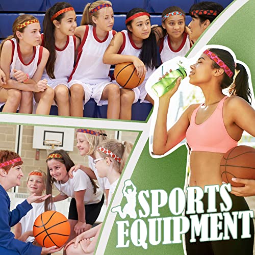 Unittype 10 Adet Kaymaz Basketbol Kafa Bantları Kızlar için Toplu Kızlar Spor Kafa Bantları Ayarlanabilir Basketbol Aksesuarları