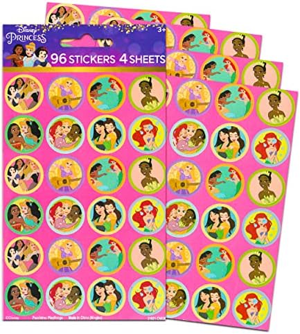 Kızlar için Disney Prenses Su Şişesi Seti-16,5 Oz Prenses Su Şişesi, Çıkartmalar, Daha Fazlası ile Disney Prenses Hediye