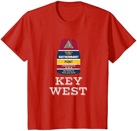 En Güney Noktası - Key West Florida Tuşları Hatıra T Shirt