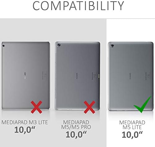 kwmobile 2X Ekran Koruyucuları ile Uyumlu Huawei MediaPad M5 Lite 10 Ekran Koruyucu Mat Tablet Ekran Filmleri