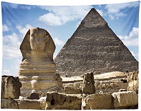 Loccor 15x10ft Kumaş Antik Mısır Piramidi Zemin khafra'nın Piramidi Büyük Sfenks Mısır Landmark Fotoğraf Arka Plan Seyahat