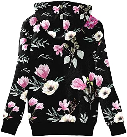 Dışarı çıkmak Kadınlar için Tops Zip Hoodie Kazak kadın Sonbahar Kış peluş ceket Rahat Hoodie Ceket