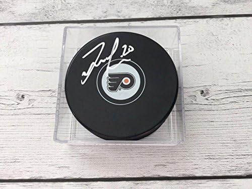 Taylor Leier İmzalı Philadelphia Flyers Hokey Diski a-İmzalı NHL Diskleri İmzaladı