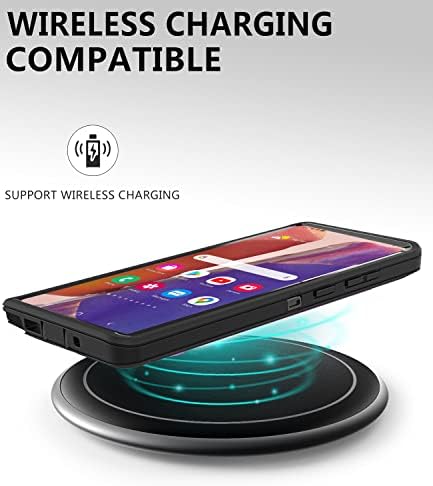 Rıosıcor Galaxy Not için 20 Ultra Durumda, darbeye Dayanıklı Dropproof Toz Geçirmez Ağır Koruyucu Telefon kılıfı için Samsung