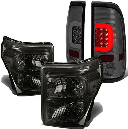Çifti Füme Konut Temizle Köşe Far + 3D LED Duman Lens park lambaları ile Uyumlu Ford Süper Görev