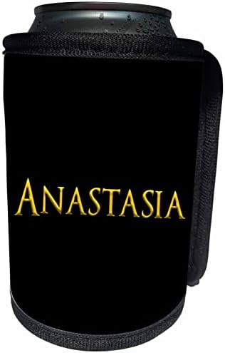 3dRose Anastasia ABD'de popüler kız adı. Sarı açık. - Şişe Sargısını Soğutabilir (cc-362401-1)