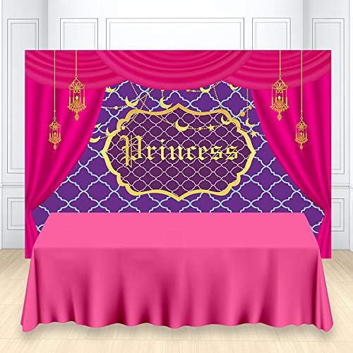 HUAYI Prenses Sihirli Genie Tema Parti Zemin Mısır Fas Arap Hint Bollywood Doğum Günü Fotoğraf Arka Plan Bebek Duş Fotoğraf