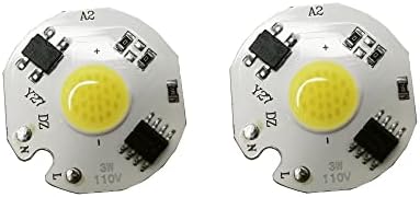 lansan 2 adet/grup LED Çip COB Entegre Akıllı IC Sürücüsüz DIY Spot tavan ışığı Lambası Soğuk Beyaz / Sıcak Beyaz AC 110V