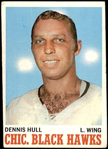 1970 Topps 14 Dennis Hull Chicago Blackhawks (Hokey Kartı) VG Blackhawks
