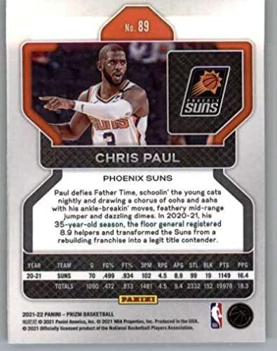 2021-22 PANİNİ PRİZM 89 CHRİS PAUL PHOENİX SUNS BASKETBOL NBA'NİN RESMİ TİCARET KARTI