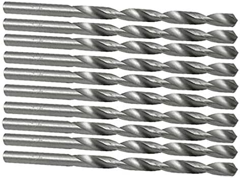 Yeni Lon0167 10 Adet Özellikli Gümüş Ton Düz güvenilir etkinlik matkap delik Çelik Matkap Uçları İpuçları 4.9 mm Çap (ıd:352