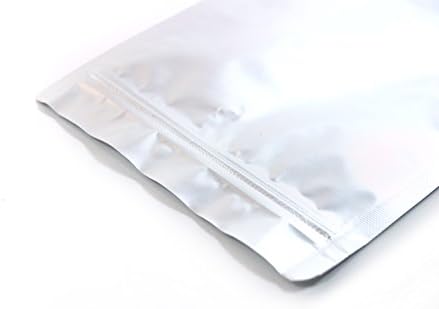 DS M & T Mylar Kilitli Torbalar Uzun Süreli Gıda Depolama İçin Gümüş (3. 8x6 inç - 100 adet)