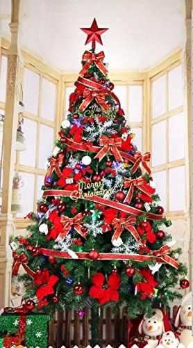 Noel Ağacı 1.2/1.5/1.8 m Ev aydınlık büyük Yılbaşı Ağacı Süsleme Dekorasyon Seti 2.4 【【【】