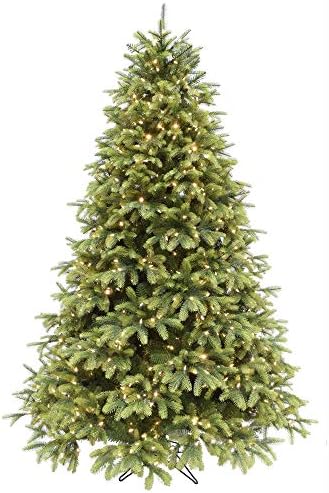 Vickerman 4.5 ' Deluxe Balsam EZ Plug Yapay Noel Ağacı, Şeffaf Akkor Dura-Lit ® Mini ışıklar-Sahte Deluxe Noel Ağacı-Mevsimlik