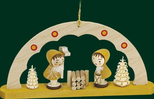 Rudolphs Schatzkiste Noel Ağacı Süsleme Mum Kemer Cüce Ağacı Süsleme Noel Ağacı 4,5 cm cevher Dağları Yeni