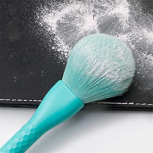 GANFANREN 9 adet Fırçalar Sentetik Saç Plastik Saplı Makyaj Fırça (Renk: Mavi, Boyutu: 9 adet)