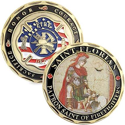 Saint Florian Gönüllü İtfaiyeciler Dua Mücadelesi Coin