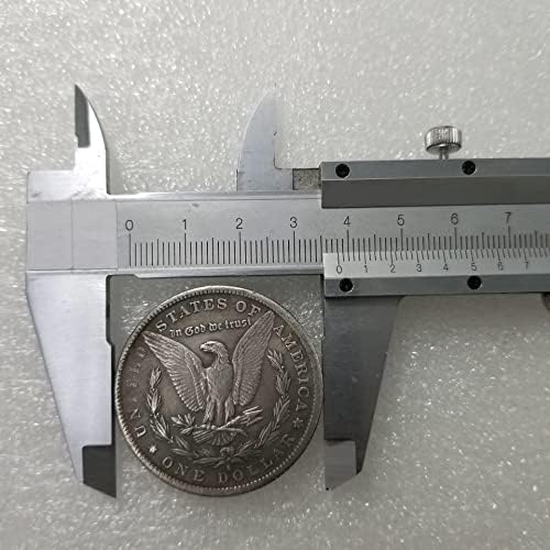 Antika El Sanatları 1880 S Baskı Bakır Gümüş Kaplama Morgan Gümüş Dolar Koleksiyonu